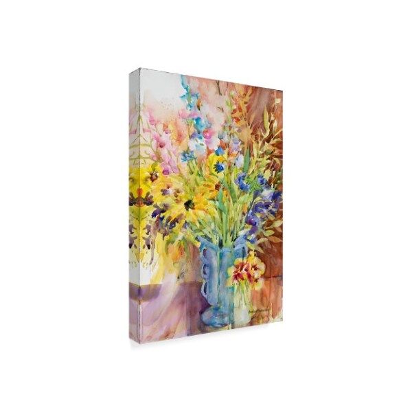 Annelein Beukenkamp 'Blue Vase' Canvas Art,16x24